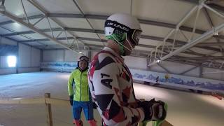 A DAY IN THE LIFE OF A SKI RACER Skihalle Hamburg 2017 [upl. by Norret604]