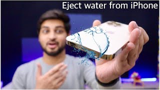 Eject Water From iPhone  How To Use iPhone Under Water   Mohit Balani [upl. by Bopp]