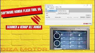 SOTWARE KEREN NEW HONDA FLASH TOOL VERSI TERBARU V6 SCANNER REMAP ALL HONDA HONDAFLASHTOOLV6 [upl. by Ecirtemed]