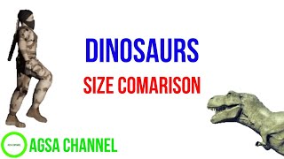 Dinosaurs Size Comparison [upl. by Ykcul]