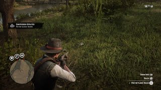 FerdeLance Snake Not survives in Guarma as John RDR2 [upl. by Anilatak]