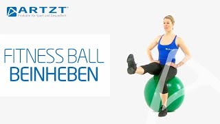 ARTZT vitality Fitness Ball  Beinheben [upl. by Octavla]