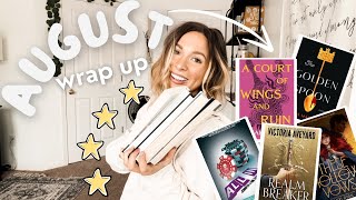 everything I read in AUGUST ☀️🍉🌻📖 fantasy amp mystery book recs [upl. by Ymmit]