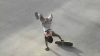 freestyle skateboard contest Highlights casper 540 flip [upl. by Eppilihp]