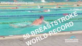 How To Swim A Faster 50 Breaststroke [upl. by Atiekal]