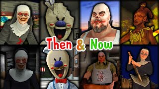 Ice Scream 18 Evil Nun 12 Mr Meat 12  Keplerians Evolution Then VS Now [upl. by Simara]