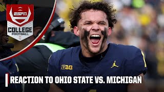 INSTANT REACTION to Ohio State vs Michigan The Wolverines defense didnt let OSU move  Acho [upl. by Koloski]