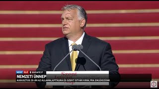 Orbán Viktor miniszterelnök ünnepi beszéde [upl. by Hakeem726]