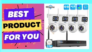 Hiseeu Dual Lens Camera Security System Kit [upl. by Dressler813]