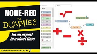 NODERED FOR DUMMIESTUTORIAL 04ADD SUBTRACT MULTIPLY DIVIDE ROOT SQUARE JAVA SCRIPT [upl. by Oiuqise]