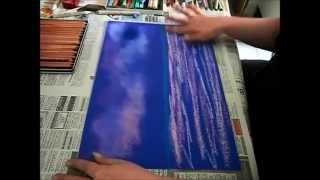 Grundwissen Pastellmalerei vom Verwischen bis zur Fixierung Teil 1 soft pastel painting tutorial [upl. by Hefter]