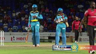 Highlights  Trinibago Knight Riders v St Lucia Zouks [upl. by Lynea]