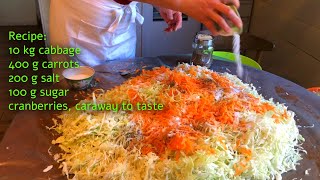 Our sauerkraut recipe Lovingly stocked for winter ASMR [upl. by Minsat]