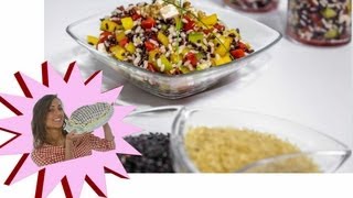 Insalata di Riso Bianco Basmati e Riso Nero Riso Venere  Le Ricette di Alice [upl. by Ateekram]