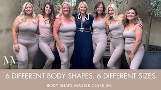 Body Shape Masterclass 20  How to Dress for Your Body Shape  Dressing Six Women [upl. by Luapnhoj]