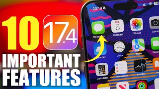 iOS 174  10 Important Features amp Changes You MUST KNOW [upl. by Aicirtap]