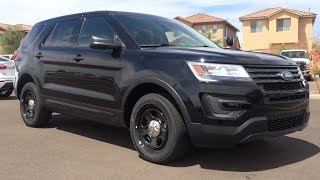 2016 Ford Explorer Utility Interceptor AWD Walkaround [upl. by Stralka]