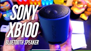 Sony Bluetooth Speaker SRSXB100 Unboxing amp Specs [upl. by Adnarahs]