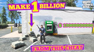 Gta V Unlimited Money Cheat  Make Billions From This Money Glitch [upl. by Pallaton]