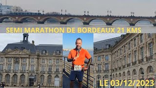 SEMI MARATHON DE BORDEAUX le 03122023 [upl. by Rebane]