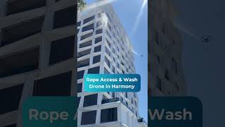 Rope Access amp Wash Drones® in Harmony  the future washdrones innovation DroneTechnology safety [upl. by Yauqram865]