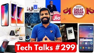 Tech Talks 299  Gionee X1S Selfie Jio Boost Big Billion Day Apple Pay Pi Charging iPhone X [upl. by Arodal]