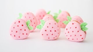 How to make Lemonberry macarons [upl. by Yhtommit]