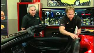 Cleaning and Protecting Leather Car Seats  Autogeeks Whats in the Garage TV Show [upl. by Ehrman]