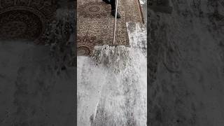 Foam scraping 286satisfying asmr carpetcleganin Newaladdin shorts [upl. by Fafa]