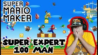 Captured Princess No Problem 100 Man Super Expert Mario Maker [upl. by Elenaj]