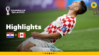 Kramaric hits brace  Croatia v Canada  FIFA World Cup Qatar 2022 [upl. by Hsizan]