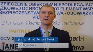 ppłk rez dr inż Tomasz Białek  Collegium Civitas [upl. by Ahtan]