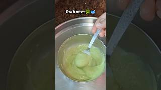 Day23 Broccoli puree 6m  immunity boosting food shortsviral recipe broccoli food shorts [upl. by Hailee]