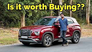 Long Term Ownership Review of Creta SXO  Pros amp Cons  Telugu [upl. by Salokin]