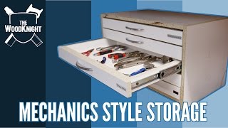 Mechanics Style Tool Chest Mitre Saw Station Part 7 [upl. by Pelagi374]