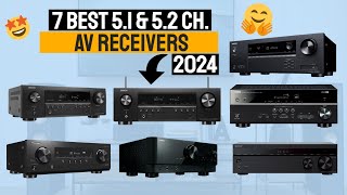 Best 51 and 52 Channel AV Receivers For 2024  Top 7 5Channel AV Receiver Review [upl. by Colline49]