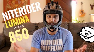 NiteRider Lumina Micro 850 MTB light Review [upl. by Bruckner]