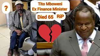 Tito Mboweni Former Finance Minister Died Age 65 On Saturday [upl. by Fleeman]