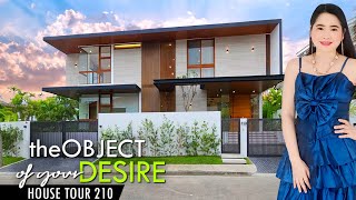 Modern Mansion with Poolside Opulence in Ayala Alabang Village House Tour 210 [upl. by Ahtenak306]