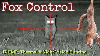 Fox Control Pest Shooting  Round 2  17HMR Hunting [upl. by Nahbois]