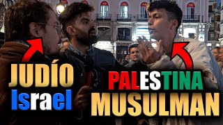 MUSULMÁN PALESTINO CONTRA JUDÍOS ISRAELÍS EN MANIFESTACIÓN DEBATE ISRAEL Vs PALESTINA PARTE 2 [upl. by Laamak]