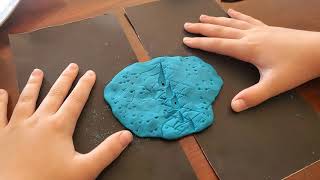 Tectonic Plates Demonstration Play Doh [upl. by Airamesor871]