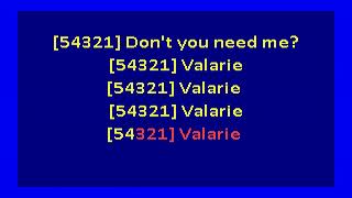 Frank Zappa  Valerie karaoke [upl. by Johppa]