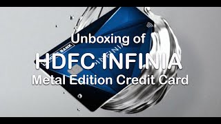 Unboxing of HDFC INFINIA Metal Edition Credit Card Launched on October 2021  Malayalam Review [upl. by Drusilla485]