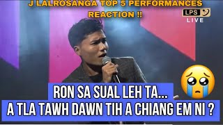 J LALROSANGA  A SA SUAL LEH TA ❓😯  Top 5 Youth Icon   REACTION [upl. by Asaph]