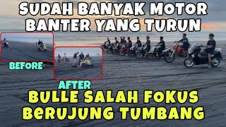 BALAP PANTAI BALI RAMAI ‼️BULE TERJATUH SAAT BIKIN VIDIO ‼️balapbali mio200cc [upl. by Parsifal]