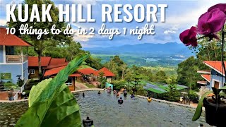 Unfolding Peraks Hidden Gems  10 Things To Do In 2 Days 1 Night Stay  Kuak Hill Resort Lenggong [upl. by Eenej]