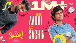 Aadhi VS Sachin  Premalu  Naslen  Shyam Mohan M  Mamitha  Girish AD  Bhavana Studios [upl. by Anhej970]