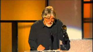 Bob Seger accepts award Rock and Roll Hall of Fame and Museum inductions 2004 [upl. by Gary]