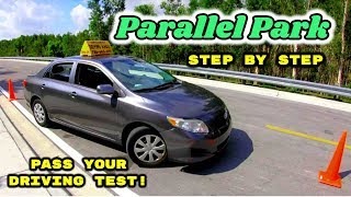 How to Parallel Park for Driving Test [upl. by Goulet269]